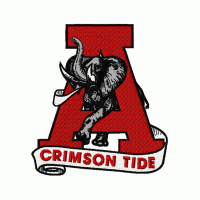 Alabama Crimson Tide embroidery design INSTANT download