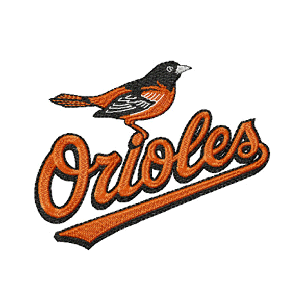 Baltimore Orioles embroidery design