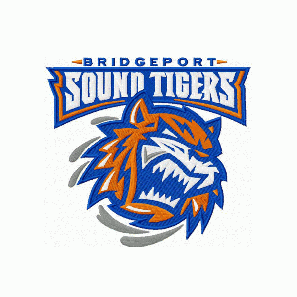 Bridgeport Sound Tigers embroidery design INSTANT download, Bridgeport Sound Tigers logo embroidery design INSTANT download, Bridgeport Sound Tigers logo