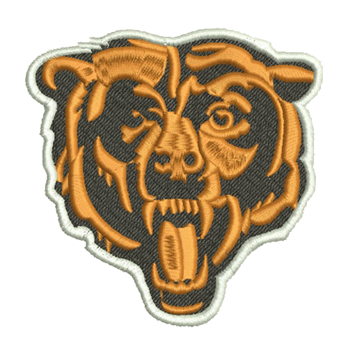 Chicago Bears embroidery design INSTANT download, Chicago Bears logo embroidery design INSTANT download, Chicago Bears Machine Embroidery design