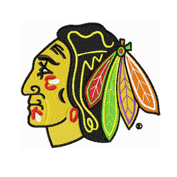 Chicago Blackhawks embroidery design