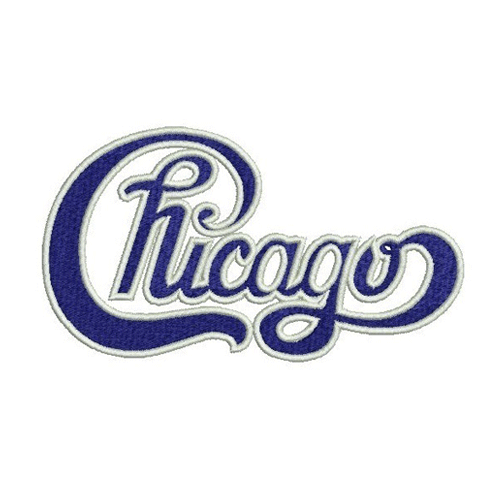 Chicago blue embroidery design INSTANT download, Chicago blue logo embroidery design INSTANT download, Chicago blue logo embroidery design