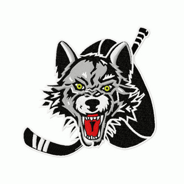 Chicago wolves embroidery design INSTANT download, Chicago wolves logo embroidery design INSTANT download, Chicago wolves logo embroidery design