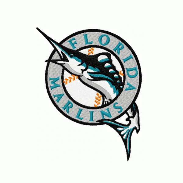 Florida Marlins embroidery design INSTANT download, Florida Marlins logo embroidery design INSTANT download, Florida Marlins embroidery design