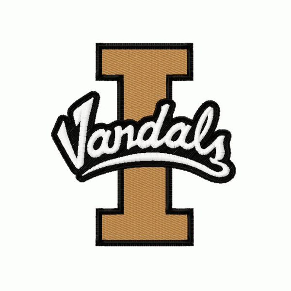 Idaho Vandals embroidery design INSTANT download, Idaho Vandals logo embroidery design INSTANT download, Idaho Vandals logo embroidery design