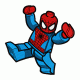 LEGO Spiderman embroidery design INSTANT download, LEGO Spiderman logo embroidery design INSTANT download, LEGO Spiderman logo embroidery design