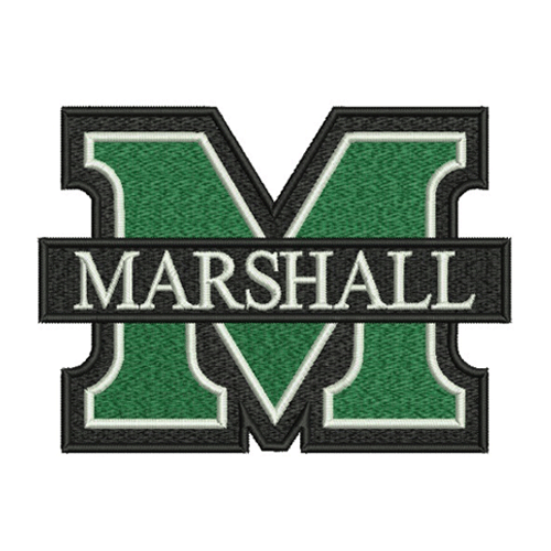 Marshall University embroidery design INSTANT download, Marshall University logo embroidery design INSTANT download, Marshall University embroidery design