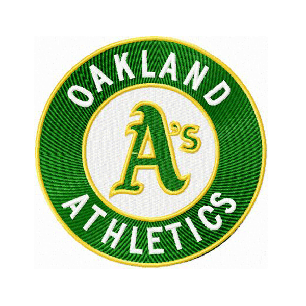 Oakland Athletics embroidery design INSTANT download, Oakland Athletics logo embroidery design INSTANT download, Oakland Athletics logo embroidery design
