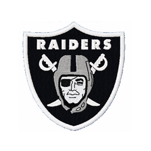Oakland Raiders embroidery design INSTANT download, Oakland Raiders logo embroidery design INSTANT download, Oakland Raiders Machine Embroidery