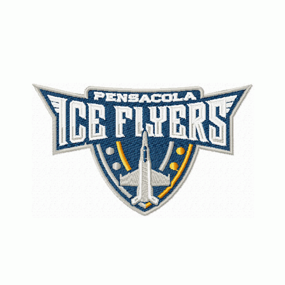 Pensacola Ice Flyers embroidery design INSTANT download
