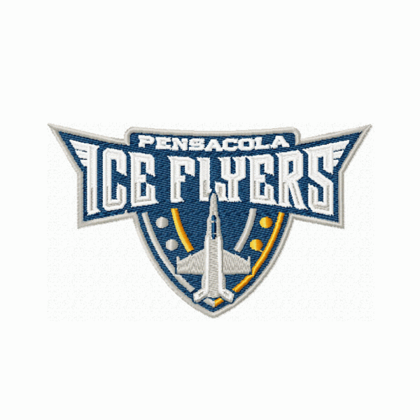 Pensacola Ice Flyers embroidery design INSTANT download, Pensacola Ice Flyers logo embroidery design INSTANT download, Pensacola Ice Flyers logo