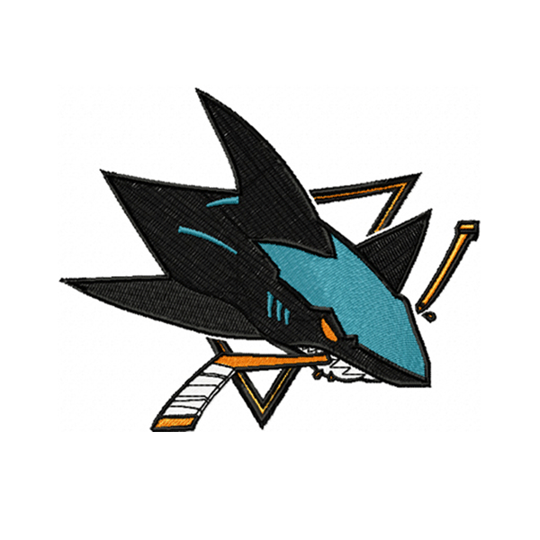 San Jose Sharks embroidery design