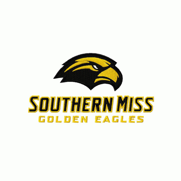 Southern Miss Golden Eagles embroidery design INSTANT download, Southern Miss Golden Eagles logo embroidery design INSTANT download, Southern Miss Golde