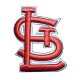 St. Louis Cardinals 3D Puffy embroidery design logo INSTANT download, St. Louis Cardinals logo 3D Puffy embroidery design logo INSTANT download