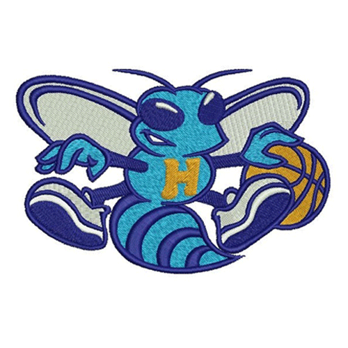 Charlotte Hornets embroidery design INSTANT download, Charlotte Hornets logo embroidery design INSTANT download, Charlotte Hornets Machine Embroidery design