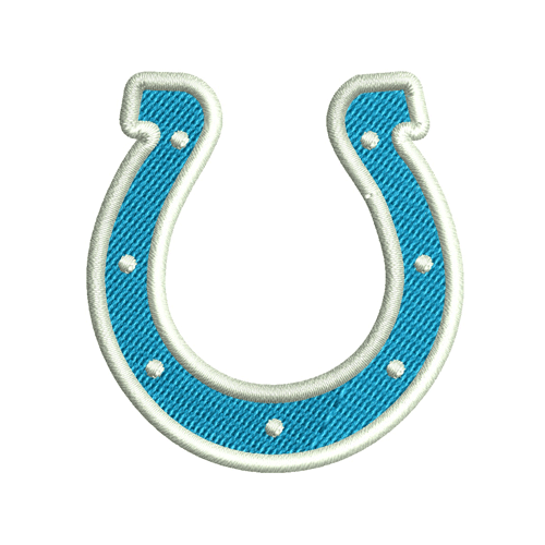 Indianapolis Colts embroidery,machine embroidery, embroidery designs, embroidery design, embroidery machine, embroidery file, embroidery, logo, Patterns, Applique design, Applique designs, Appliques, NFL embroidery, american football, Football Embroidery, football team logo, Football design,