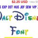 Walt Disney font Embroidery INSTANT download Walt Disney font Embroidery