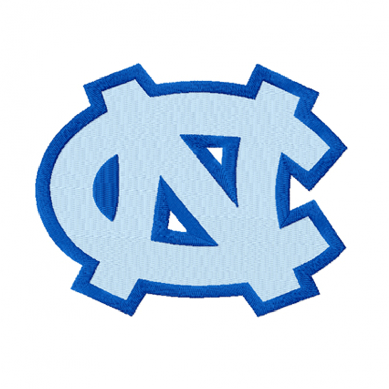 University of North Carolina embroidery design INSTANT download