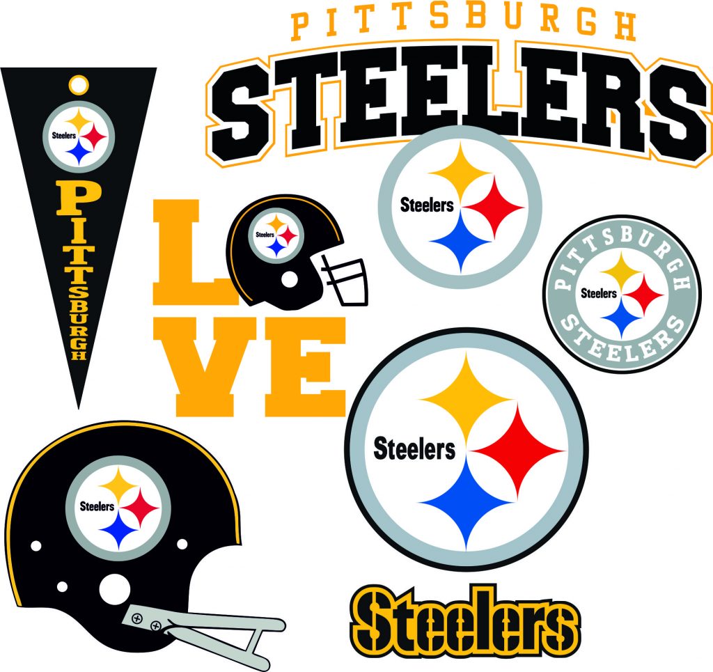 Download Pittsburgh Steelers Svg Dxf Eps Logo Silhouette Studio Transfer Iron On Cut File Cameo Cricut Iron On Decal Vinyl Decal Layered Vector