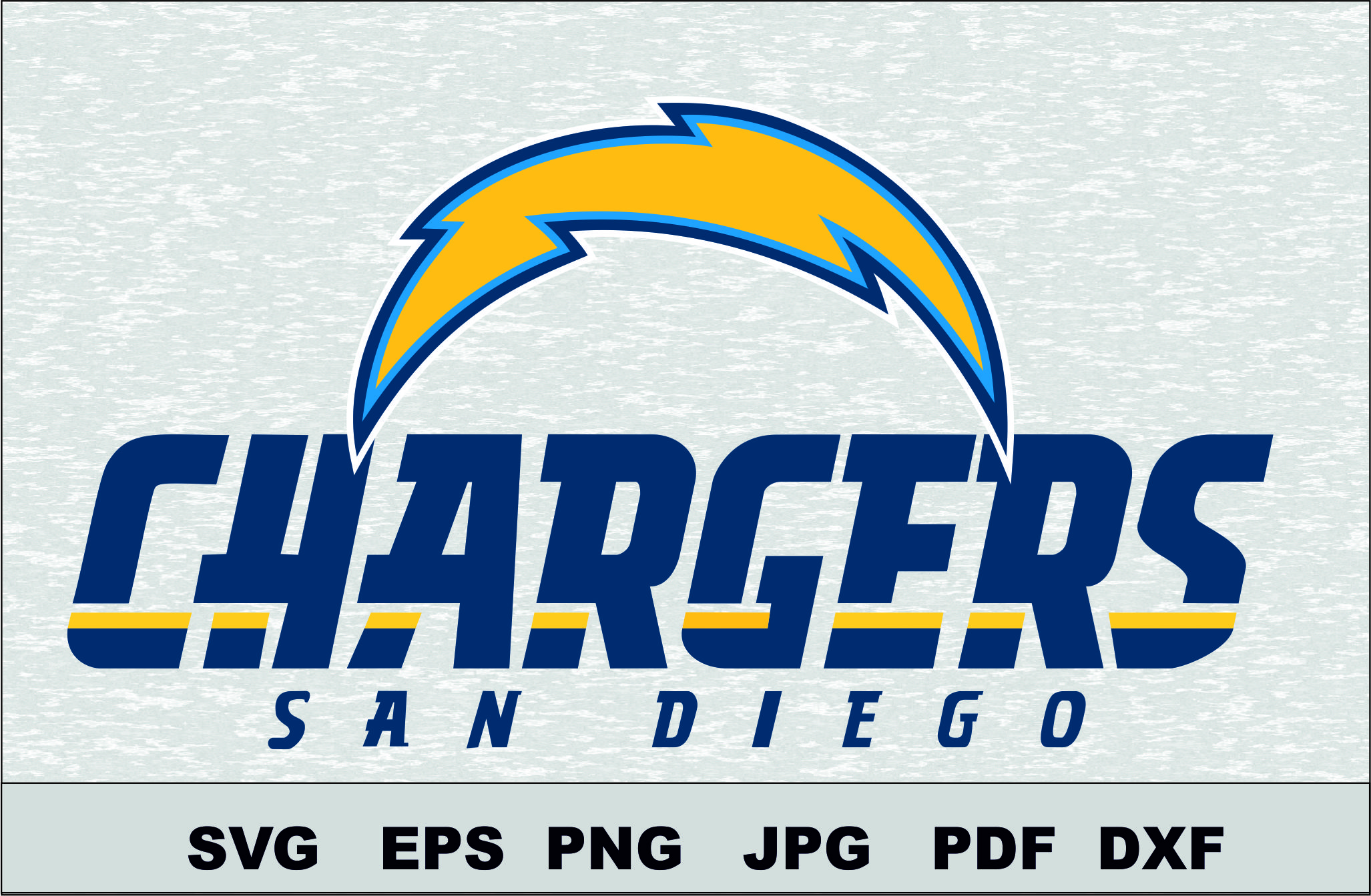 Download San Diego Chargers SVG DXF logo Silhouette Studio Transfer ...