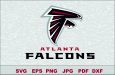 Atlanta Falcons Logo Studio Transfer Iron on Cut File Cameo Cricut Iron ...