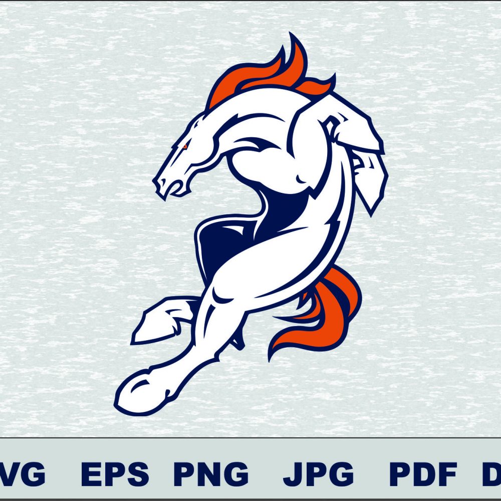 Download Denver Broncos SVG DXF Logo Silhouette Studio Transfer ...