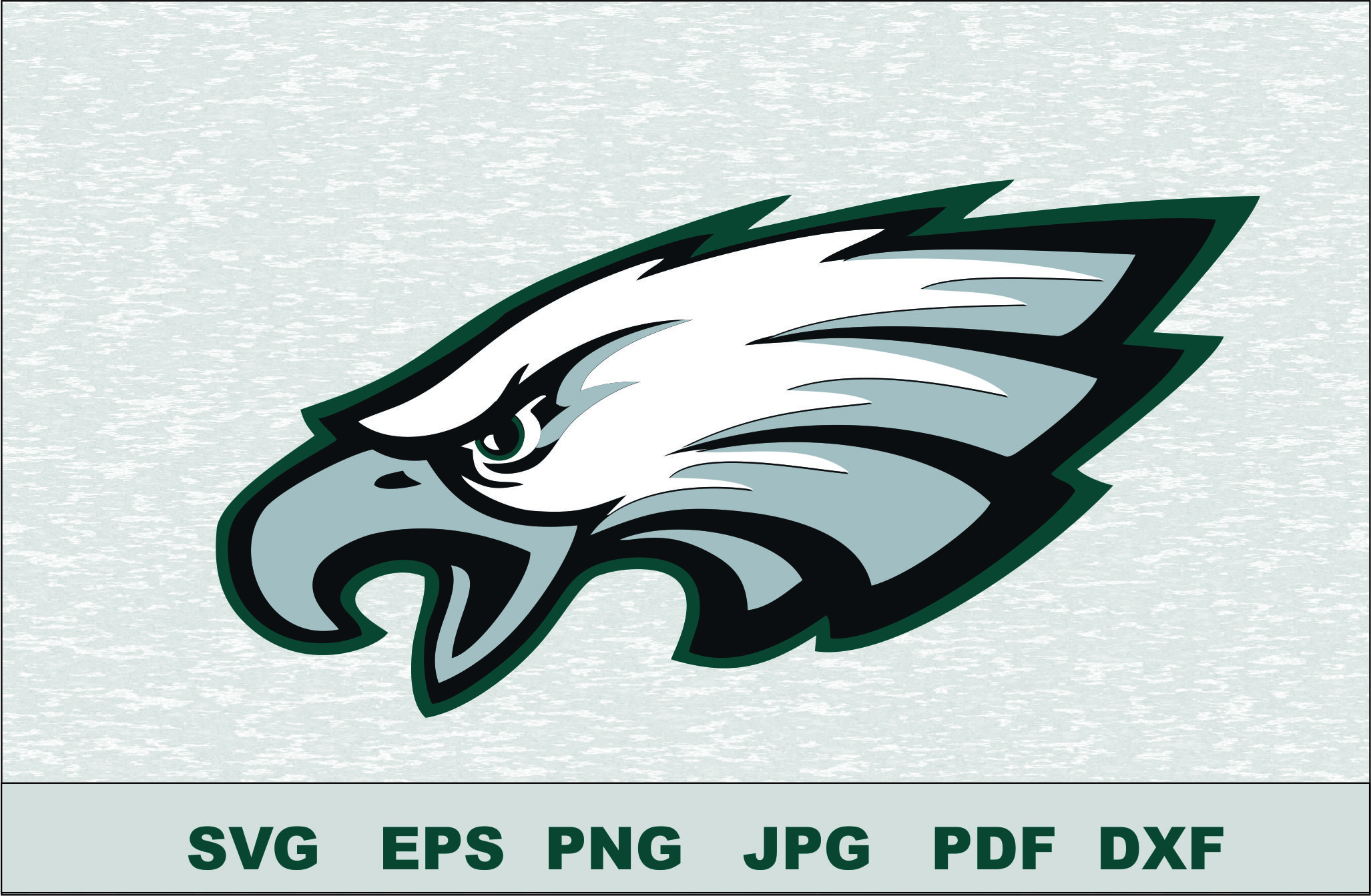 Download Free Philadelphia Eagles Svg Dxf Logo Silhouette Studio Transfer Iron On Cut File Cameo Cricut Iron On Decal Vinyl Decal Layered Vector PSD Mockup Template