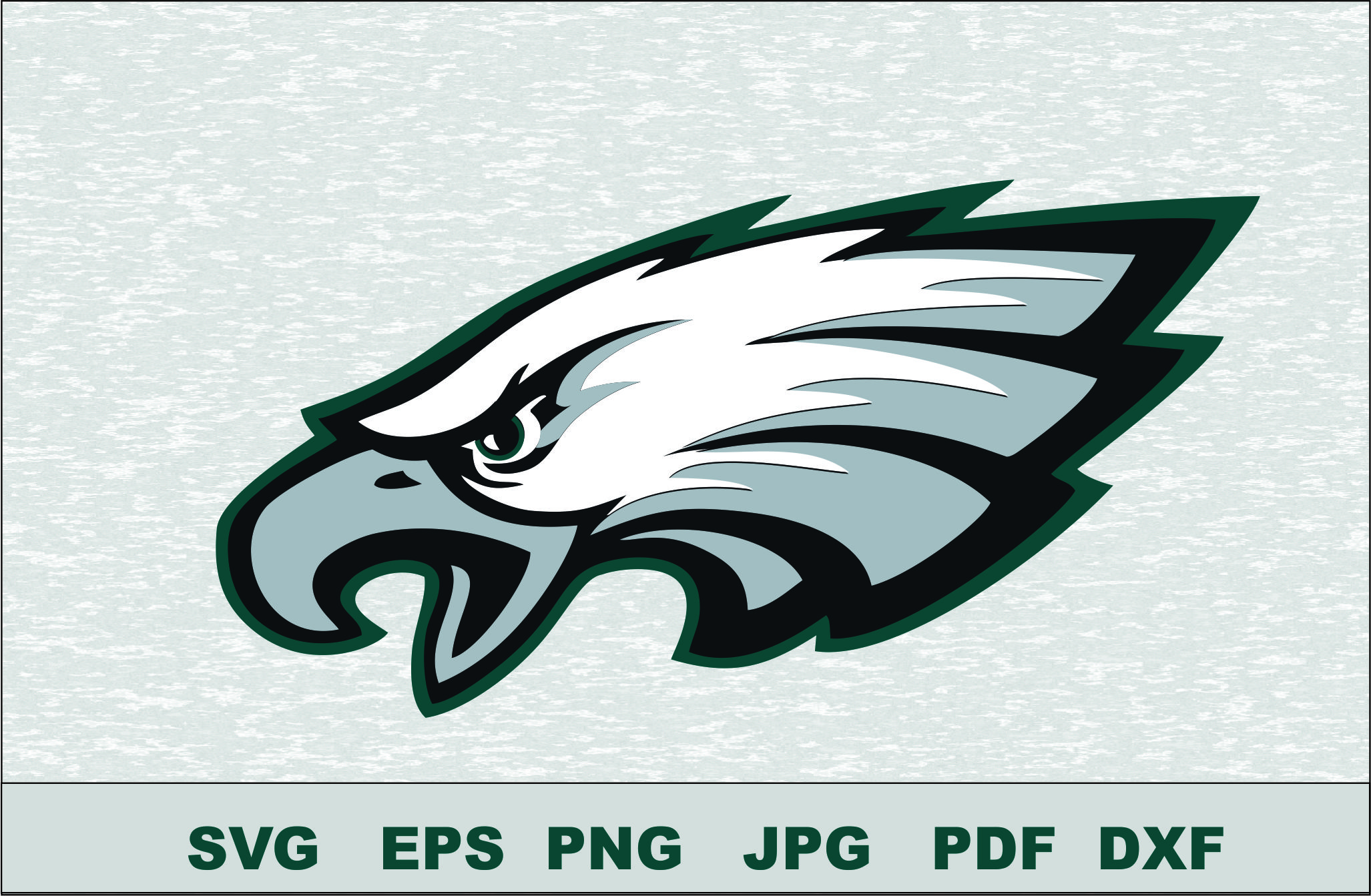 Philadelphia Eagles Svg Dxf Logo Silhouette Studio Transfer Iron On Cut File Cameo Cricut Iron On Decal Vinyl Decal Layered Vector