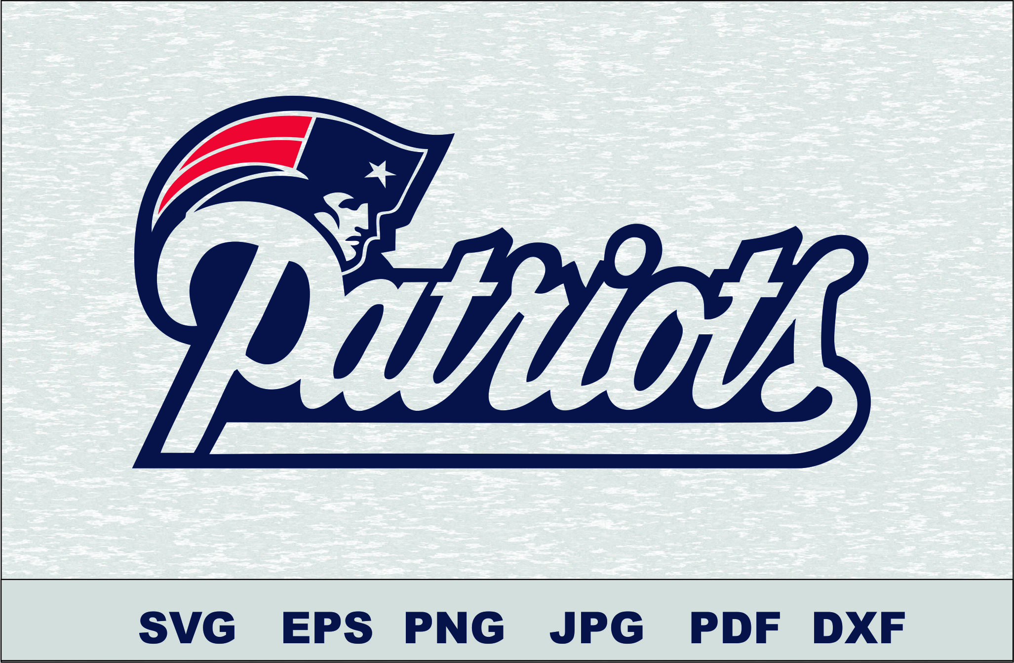 New England Patriots SVG DXF Logo Silhouette Studio ...