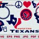 Houston Texans SVG DXF Logo Silhouette Studio Transfer Iron on Cut File Cameo Cricut