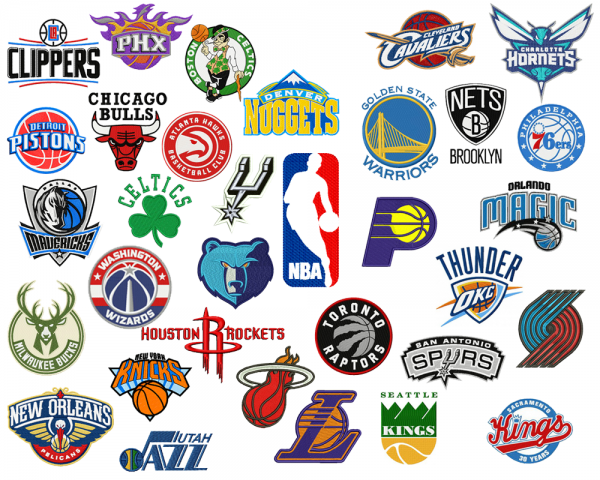 NBA Pack embroidery logo design embroidery designs INSTANT download