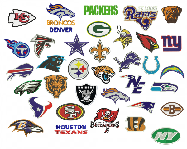 NFL Pack Logo Embroidery Designs Embroidery Designs INSTANT Download