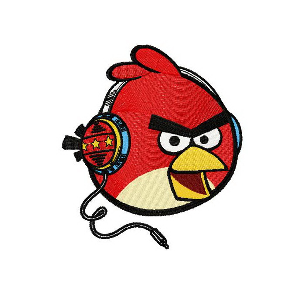 VIDEO GAMES ANGRY BIRDS COLLECTION 25 EMBROIDERY MACHINE DESIGNS PES HUS 