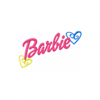 Barbie logo Machine embroidery design INSTANT download