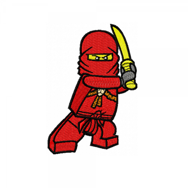 LEGO Ninjago Kai embroidery design INSTANT download - Multzone