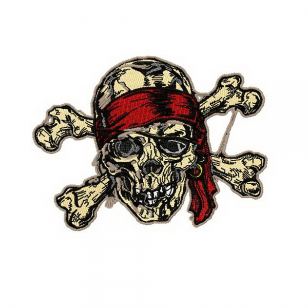 Biker's skull embroidery design INSTANT download - Multzone