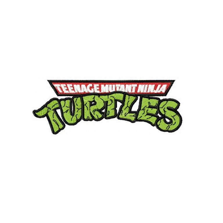 Ninja Turtles logo embroidery design INSTANT download - Multzone